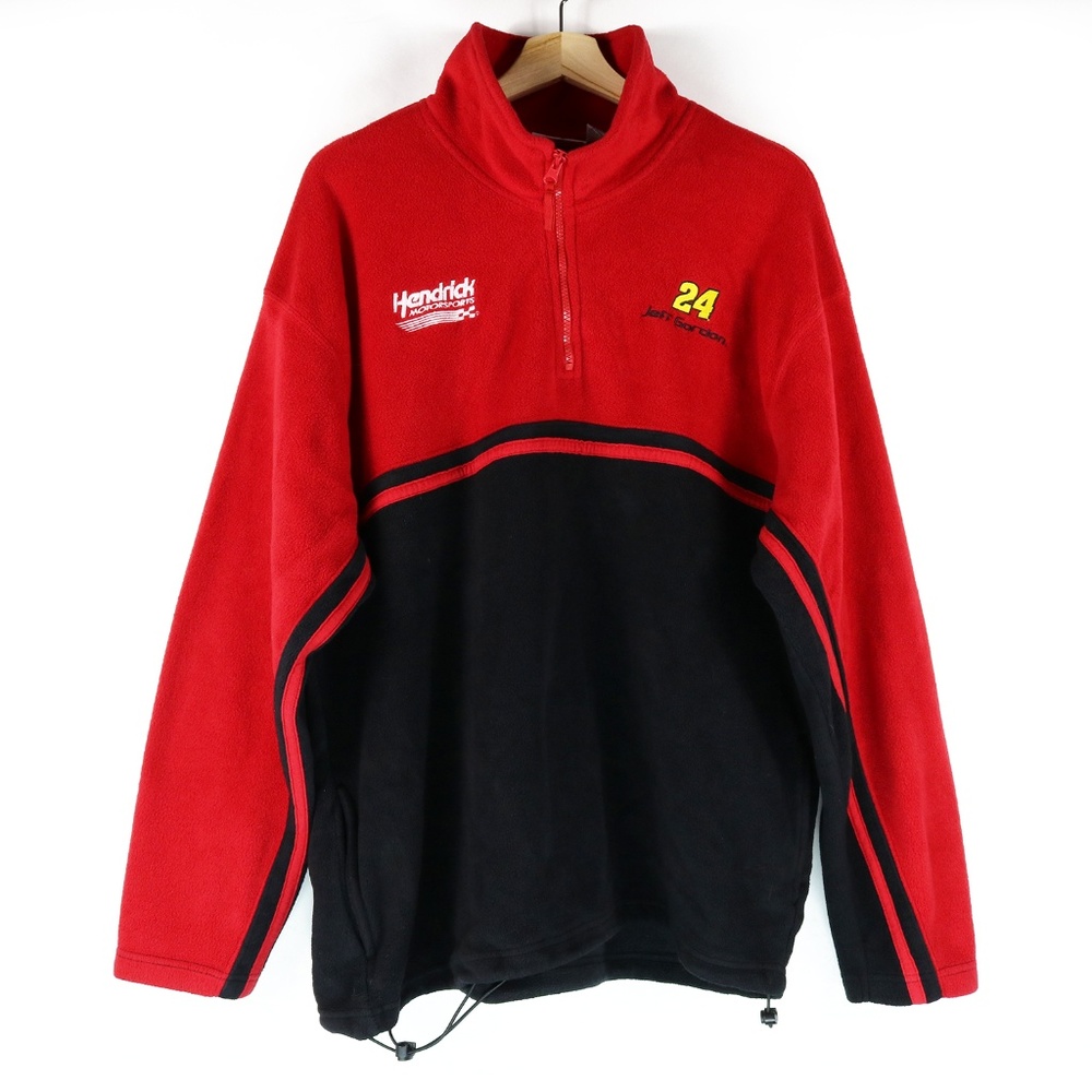 NASCAR Jeff Gordon 24 Red Fleece Jacket XXL